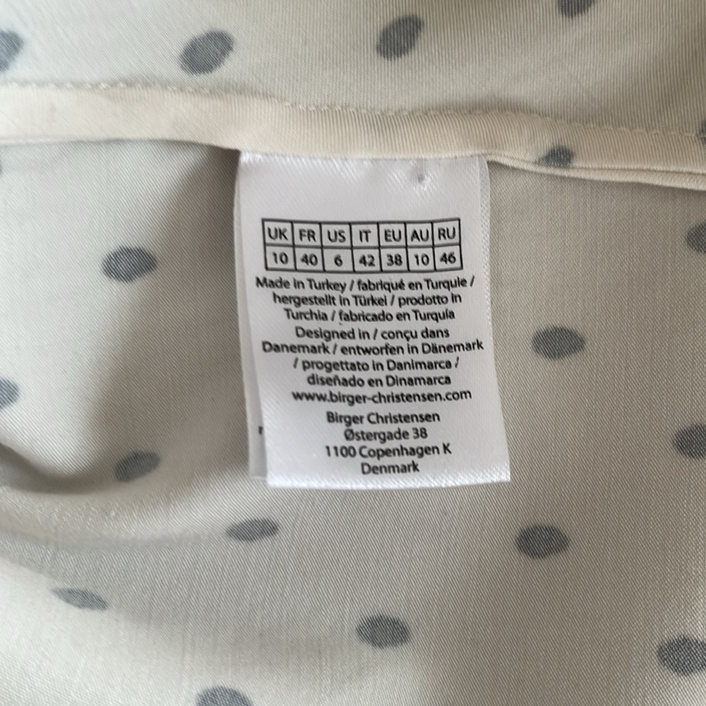 ROTATE Birgerchristensen Mina Polkadot dress - Picture 4 of 6
